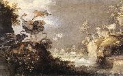 SAVERY, Roelandt Landscape with Wild Animals a oil